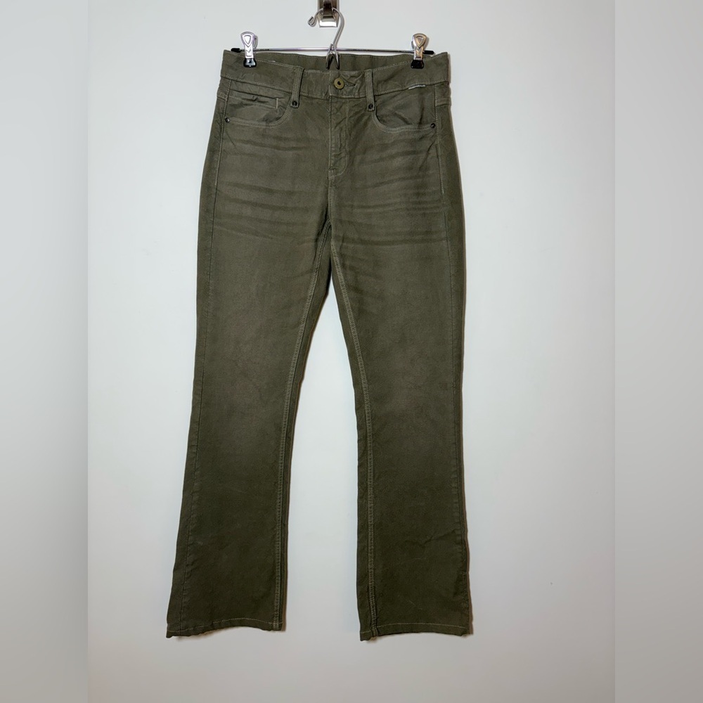 G-STAR RAW Jeans Womens Size 28/32 Green Denim Noxer Bootcut Pockets New